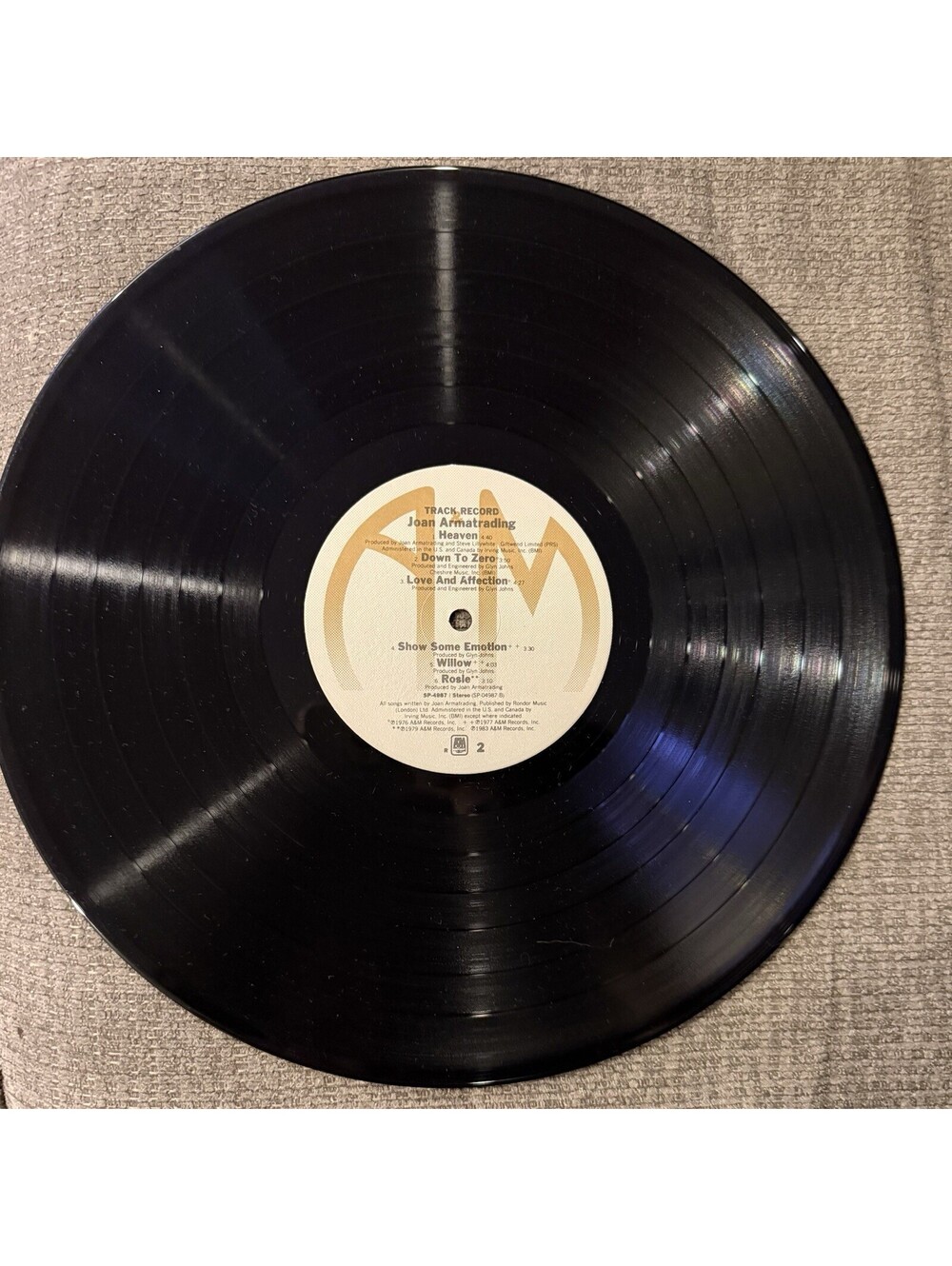 Joan Armatrading Track Record Vinyl LP A&M SP-5092 Pop Rock - Picture 3 of 4